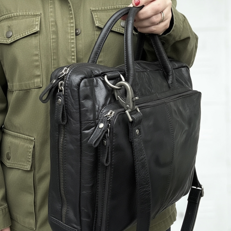 Computertaske - Montana - 270351 - Freja skind