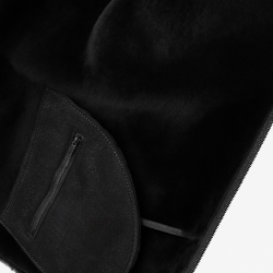 Minnesota herre rulamsjakke i sort rulam - Vinterjakke - Freja skind