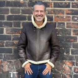 Joost herre rulamsjakke  - Kort model - pilot stil