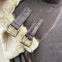 Joost herre rulamsjakke  - Kort model - pilot stil