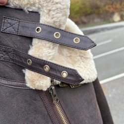 Joost herre rulamsjakke  - Kort model - pilot stil