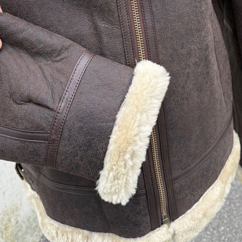 Joost herre rulamsjakke  - Kort model - pilot stil