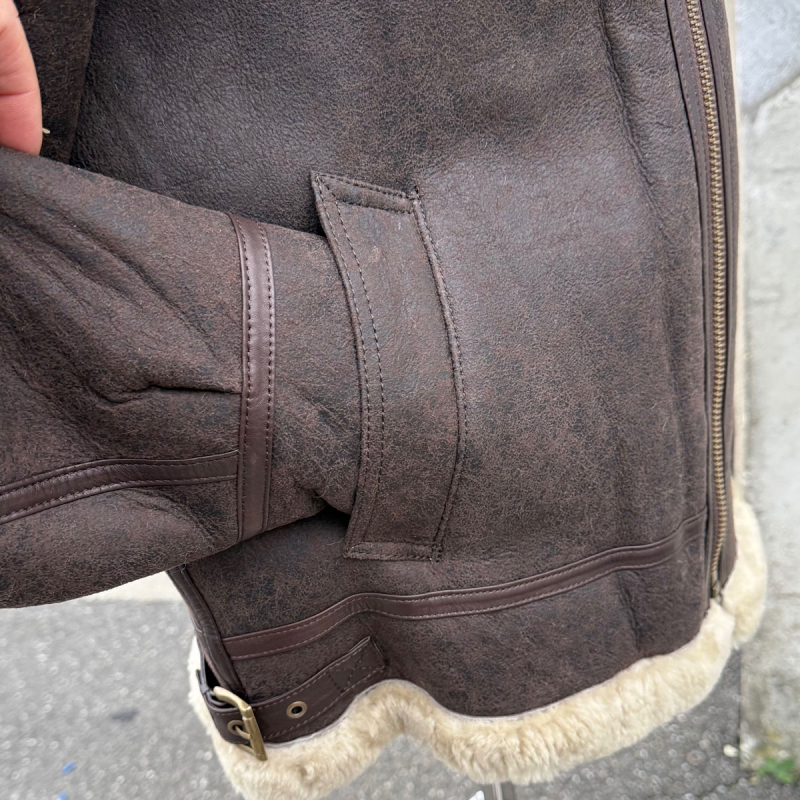 Joost herre rulamsjakke  - Kort model - pilot stil