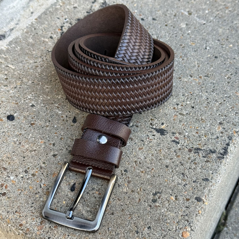 Mugello herrebælte - bred model - kernelæder - Freja skind