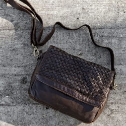 Jardine skindtaske i brun skind - Montana - Freja skind