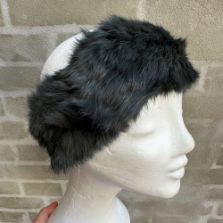 Grøn kaninpels pandebånd - 30617