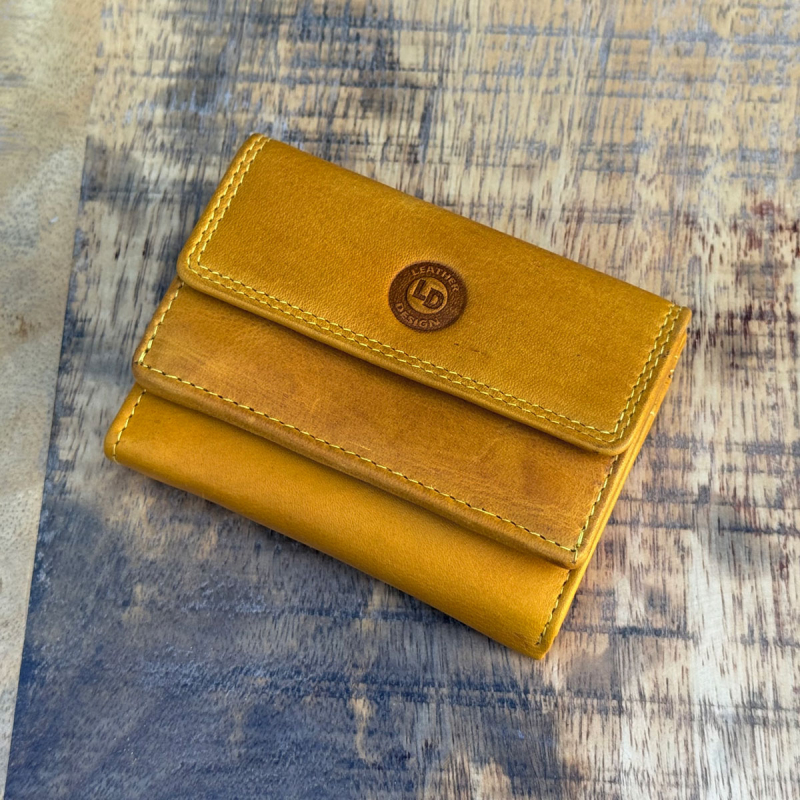 Linn pengepung i kalveskind - Leather design - Freja skind