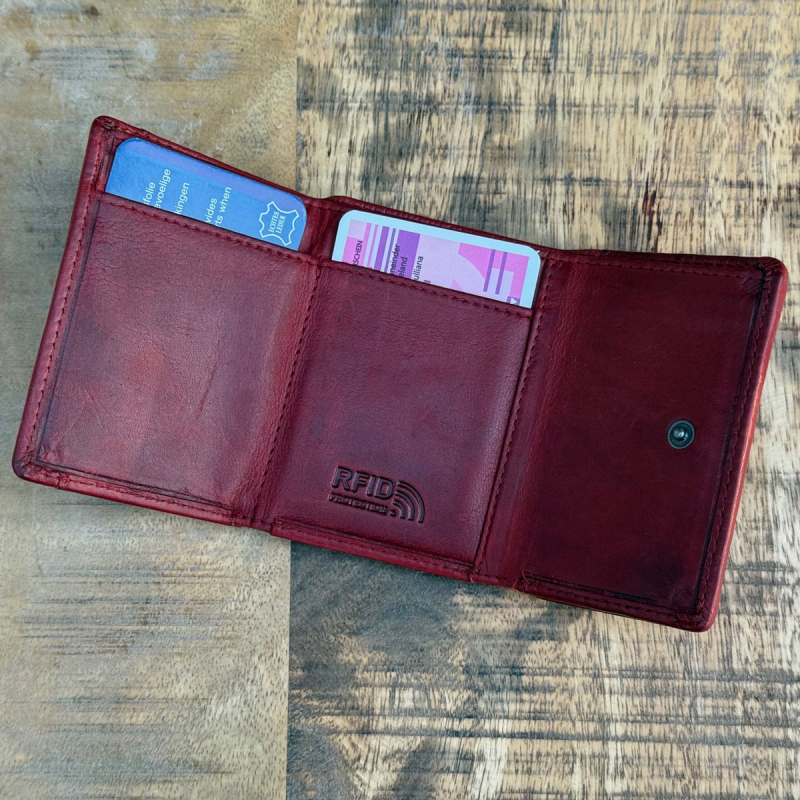Linn pengepung i kalveskind - Leather design - Freja skind