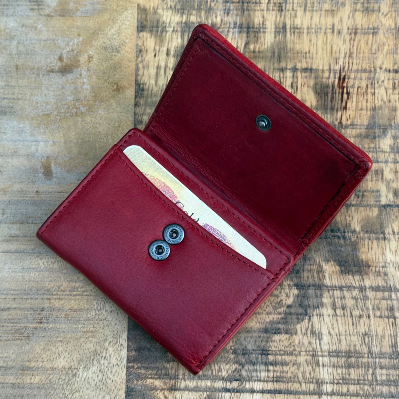 Linn pengepung i kalveskind - Leather design - Freja skind
