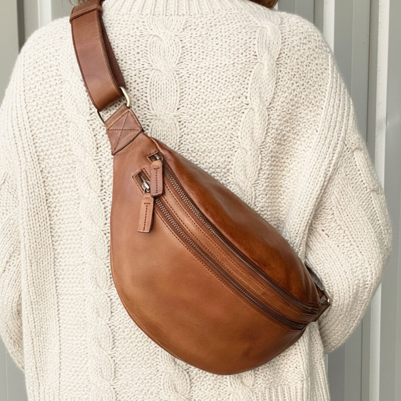 Mandello bumbag  - Cognac - Montana - 272315