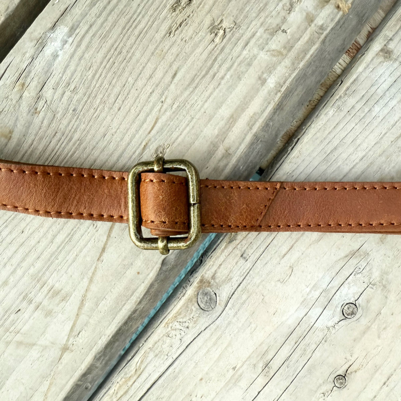 Eldora crossbody taske i rustik bøffellæder - Montana 272401