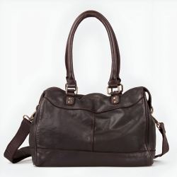 Joliet crossbody taske - brun læder - Montana - Freja skind