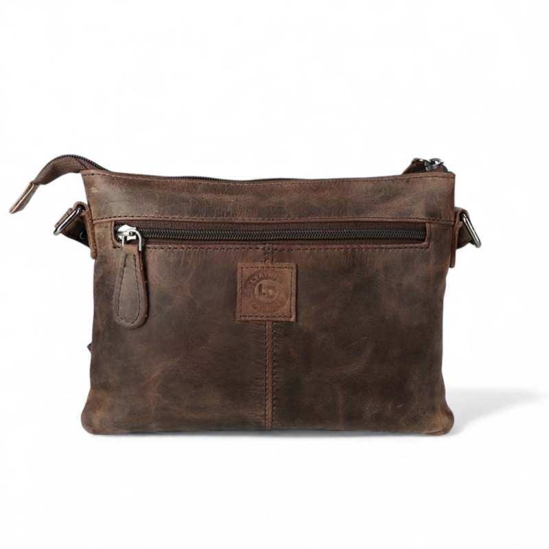 Elvira crossbody taske i bøffellæder - Leather design  - Freja skind