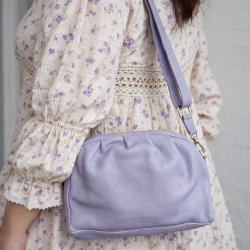 Layla lay lay crossbody taske i lilla skind - Treats