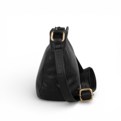Sort Lida crossbody taske fra Treats  - Freja skind