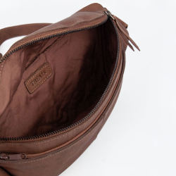 Agnes bumbag i blød brun kalveskind - Treats 280912