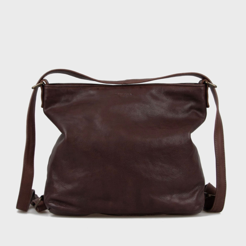 Conner Ryggsäck crossbody - Två i en - Brun buffel - Montana