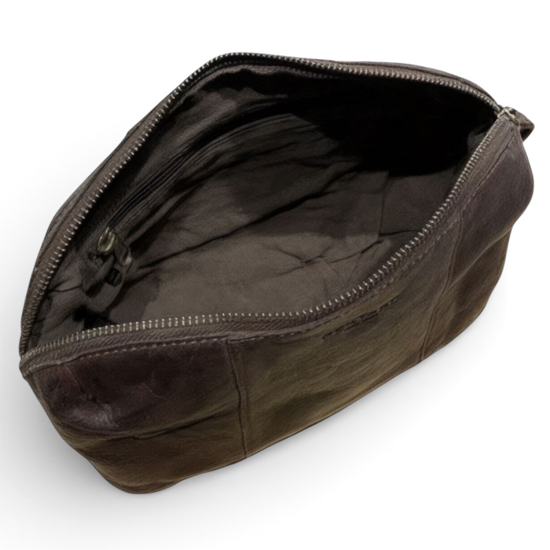 Cora toilettaske i brun skind - 272210