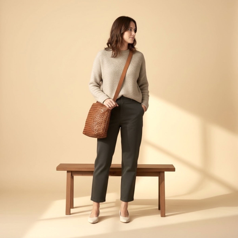 carney flettaske crossbody - cognac bøffellæder - Danske Montana - 272506 - Freja skind