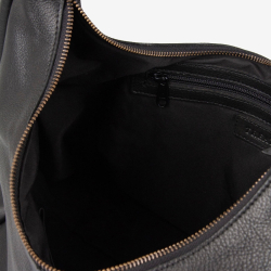 Ragnhild skuldertske i blød sort kalveskind - Treats - Freja skind