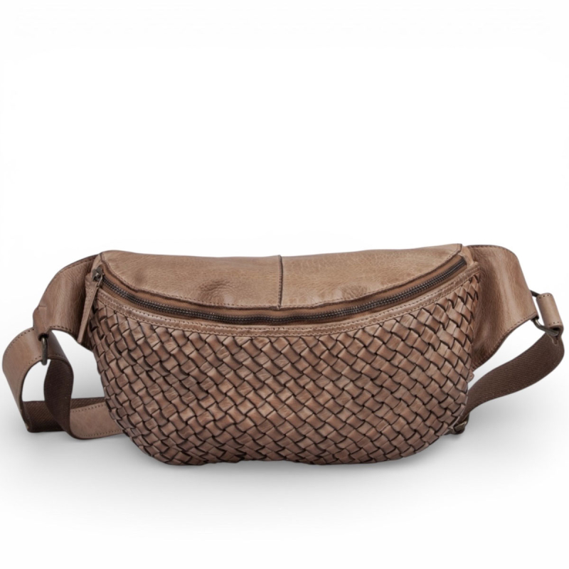 Walnut Verona bumbag i blød skind - Montana 272403