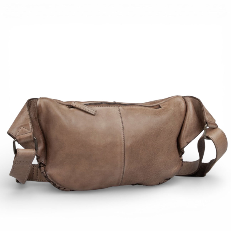 Walnut Verona bumbag i blød skind - Montana 272403