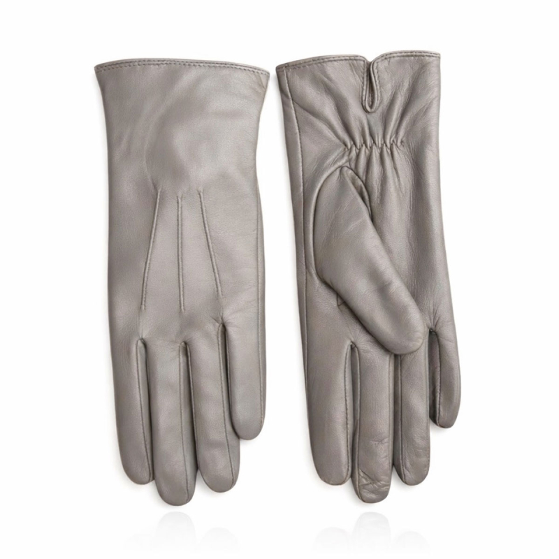 Taupe dame skindhandske - Nancy fra natures collection