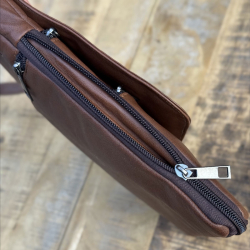 Brun Katja skindtaske - Freja skind