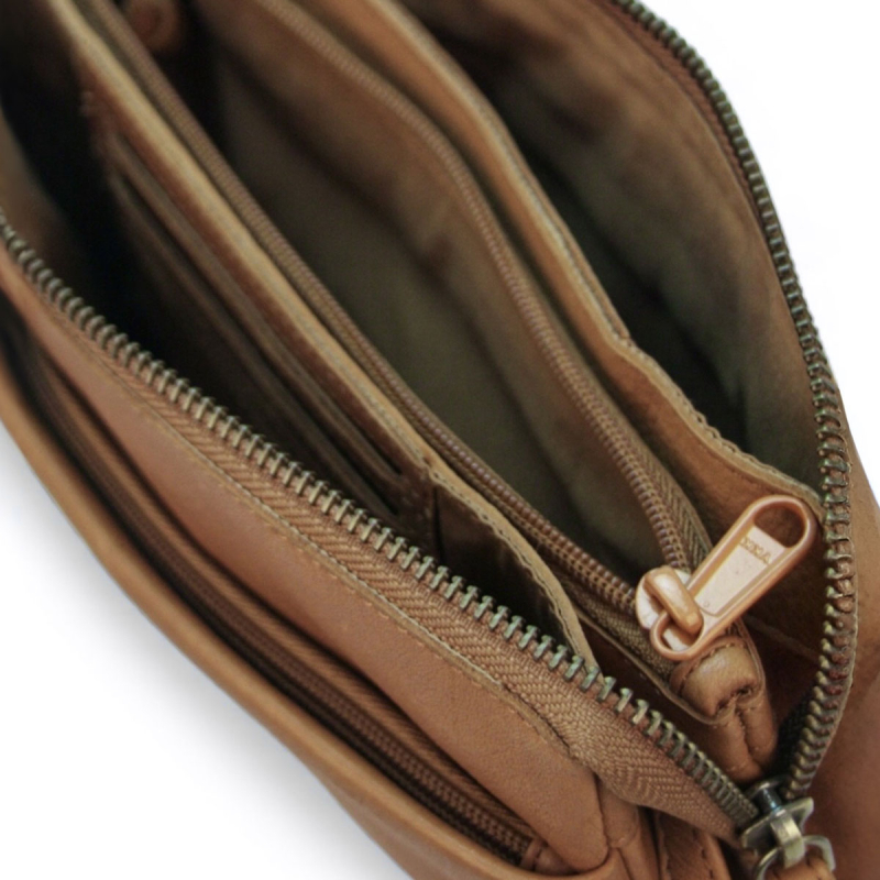 Smart clutch og crossbody taske - blød skind - Treats
