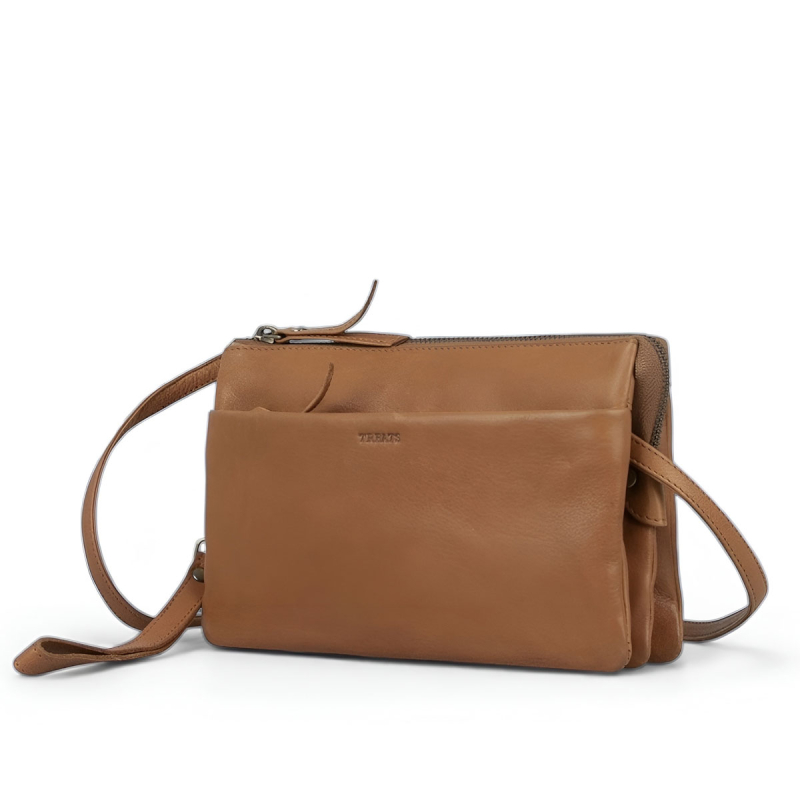 Smart clutch og crossbody taske - blød skind - Treats