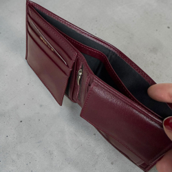 Manfred herrepung i bordeaux skind - Freja skind