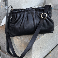 Alia crossover taske i blød lammeskind - Orchid - Freja skind