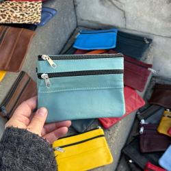 bella pung - lykkepose med 3 stk - blød skindpung - Freja skind