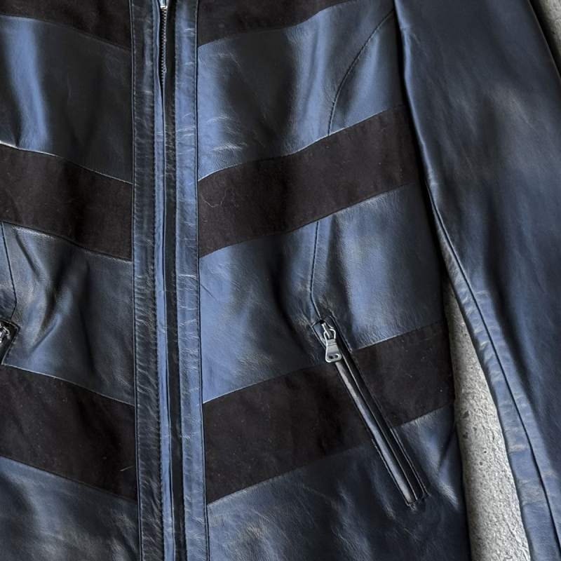 Ellen dame skindjakke - Super blød og lækker - kombi af lammeskind og ruskind - Freja skind