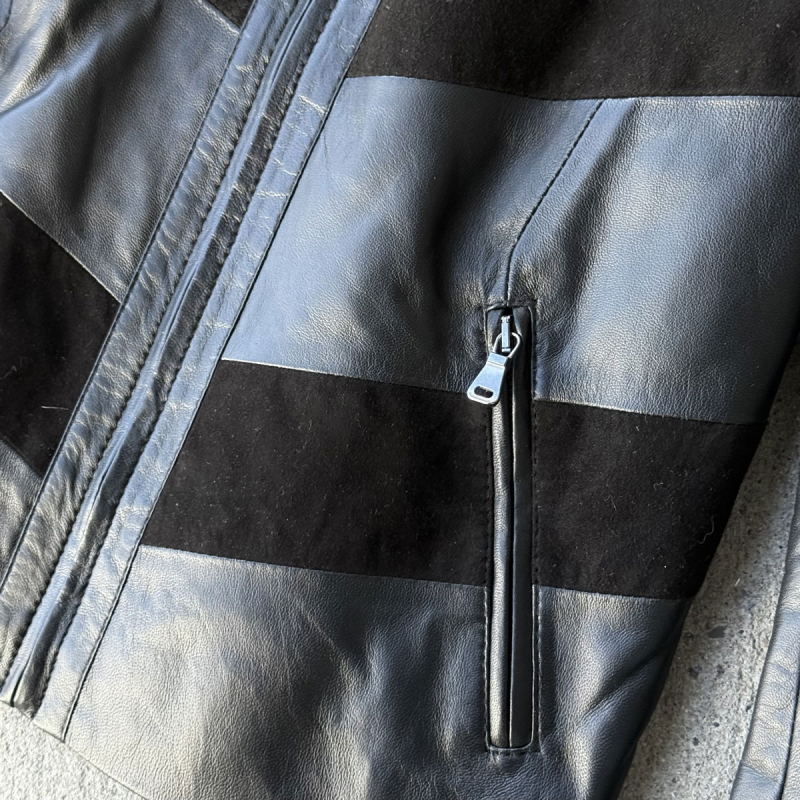 Ellen dame skindjakke - Super blød og lækker - kombi af lammeskind og ruskind - Freja skind