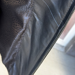 Ellen dame skindjakke - Super blød og lækker - kombi af lammeskind og ruskind - Freja skind