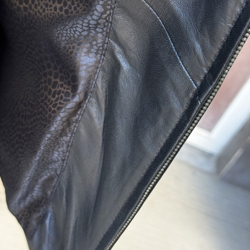 Ellen dame skindjakke - Super blød og lækker - kombi af lammeskind og ruskind - Freja skind