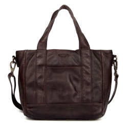 Fargo crossbody taske i brun skind - Montana - Freja skind