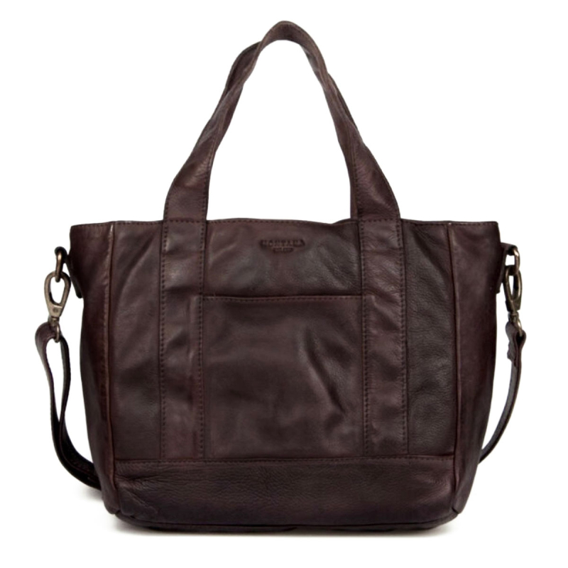 Fargo crossbody taske i brun skind - Montana - Freja skind