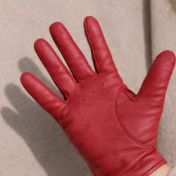 Røde dame kørehandsker - Randers handsker