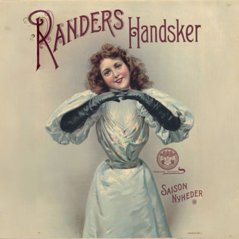 Randers handskar - Röd körhandske - Dam - Mjuk lammskinn