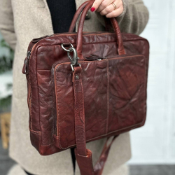 Computertaske - Montana - 270351 - Freja skind