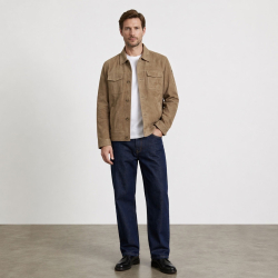 Ruskindsjakke herre - Jake fra Notyz - Freja skind