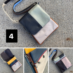 Paloma multicolor skindtaske - Best of the rest kollektionen fra Freja skind