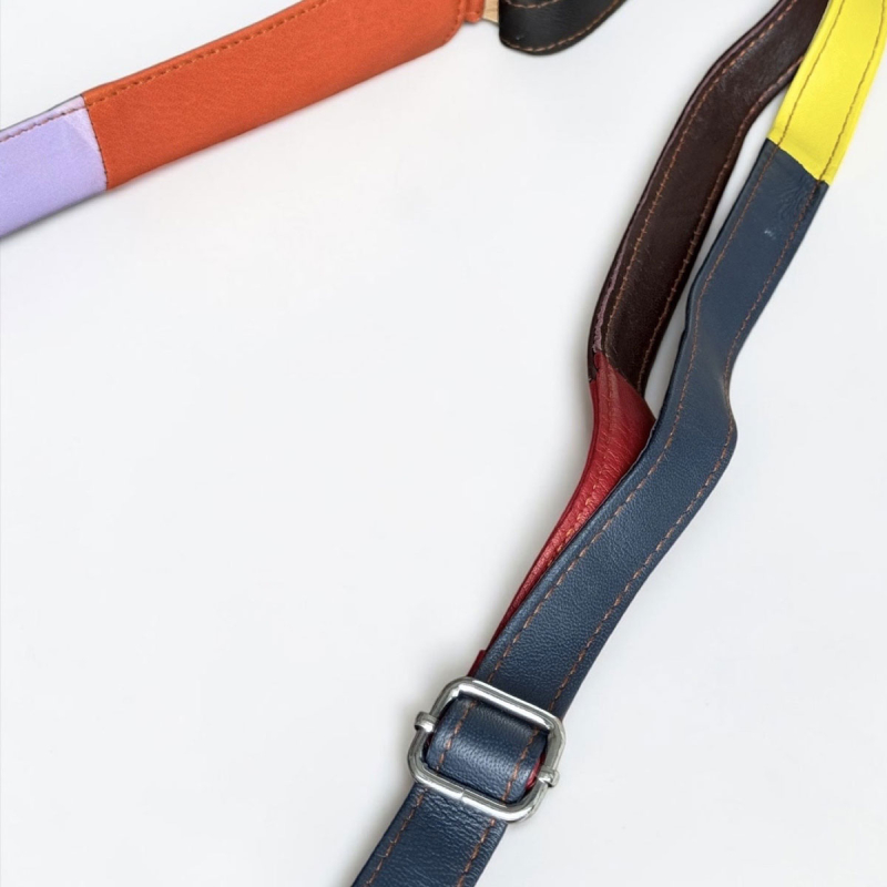 Lissy multicolor taske fra best of the rest kollektionen - Lammeskind - Freja skind