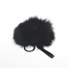 stor pels nøglering fra orchid. pels nøglering / pelskvast