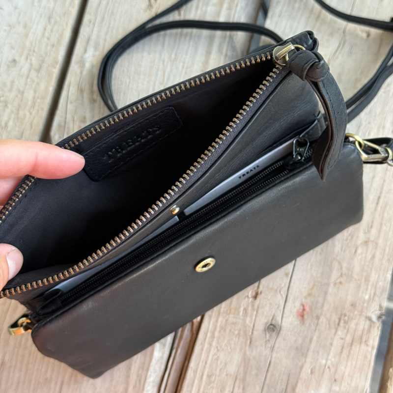 Rose crossbody pung - cognac skind - Treats - Freja skind