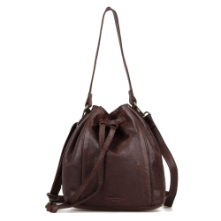 Olive bucket bag - Smart brun taske i bøffelskind - Montana