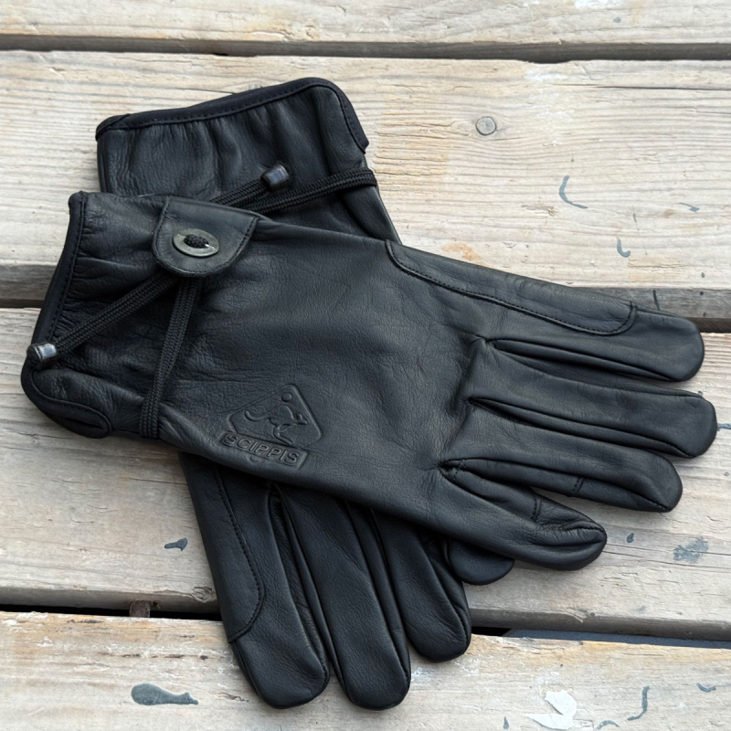 Noah läderhandske herr - Svart skinn - Utomhus - outdoor - Scippis - Freja skinn