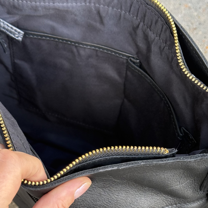Tess crossbody taske - Blød kalveskind - sort - dame - Treats - Freja skind